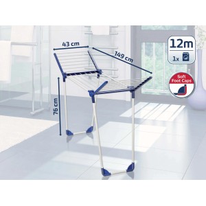 Stendibiancheria Pegasus 120 Solid Compact L asciugatura 12 m