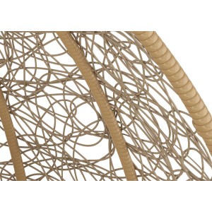 Dettaglio: Intreccio della sedia sospesa Shorea Nature in beige.