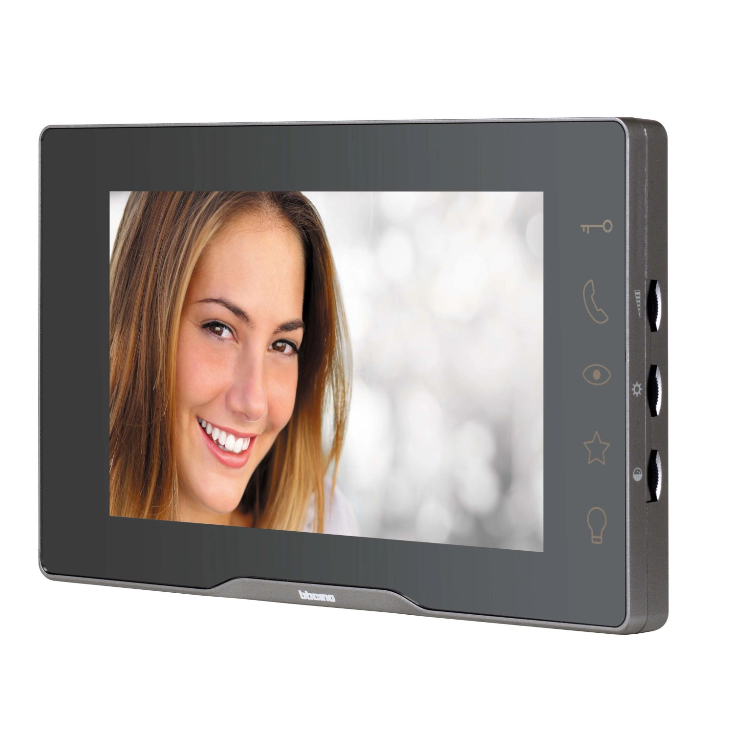 Citofono t.b.t. con display e comandi.