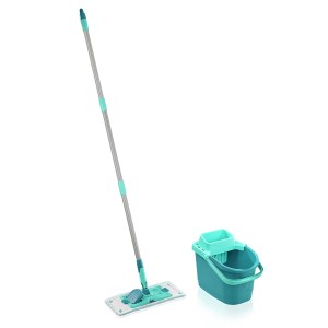 Leifheit Set lavapavimenti Power Clean M con mocio, secchio e strizzatore.