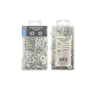 t.b.t. Set di rondelle e anelli di sicurezza assortiti in scatole.