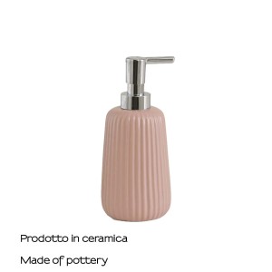 Dosasapone bagno Marika in ceramica 400ml rosa