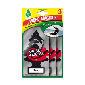 Confezione da 3 Arbre Magique profumatore auto Sport