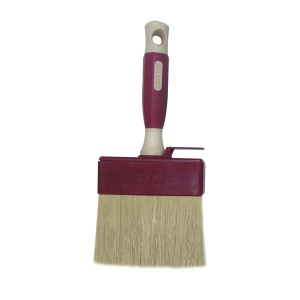 Pennello piatto t.b.t., pennello bordeaux per pittura e vernice.