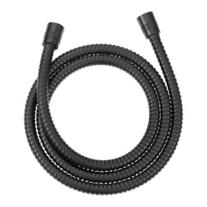 Flessibile doccia anti torsione Idrostile 150 cm nero opaco