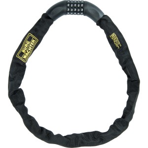 Lucchetto a catena Burg Wächter 280 C, 90 cm, nero. Antifurto bici con codice numerico per alta sicurezza.