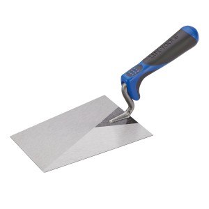 Cazzuola da intonacatore LUX 180mm con manico bicomponente per lavori di muratura e intonaco.