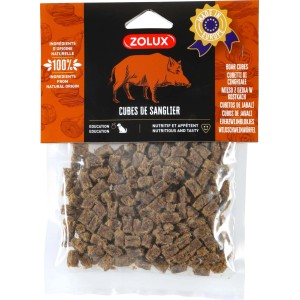 t.b.t. Snack per cani, cubetti di cinghiale in sacchetto.