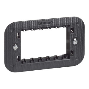 Copertura nera t.b.t. per interruttori e prese.
