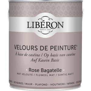 Idropittura lavabile Velours de Peinture Liberon Rose Bagatelle 2,5 L