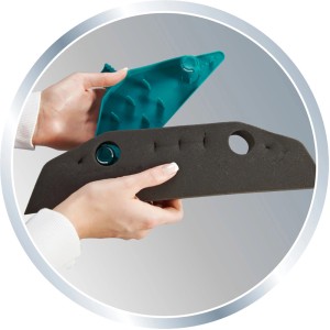 Ricambio in schiuma Leifheit Soft&Easy per dispositivi di pulizia, spugna sostituibile.