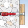 Fischer Duopower tassello 8x65 con vite in muratura e legno.