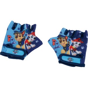 Guanti da bici blu con disegni Paw Patrol per bambini.