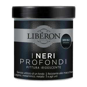 Smalto per mobili blu scuro di Liberon, adatto per legno, melamina e metallo.