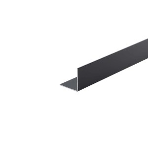 Profilo angolare 2.60 m alluminio 20x20x2600 mm nero opaco