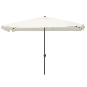 Ombrellone a braccio t.b.t. color crema, autoportante per giardino e terrazza.