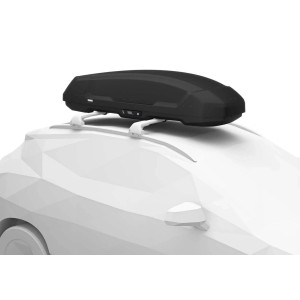 Box da tetto per auto Force 3 aeroskin L Sport nero