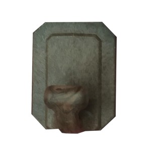 Gancio adesivo t.b.t. per montaggio a parete.