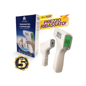 t.b.t. Termometro a infrarossi con display e confezione.