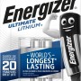 Energizer Ultimate Lithium AAA, confezione da 2. Pile micro a lunga durata per dispositivi ad alta energia.