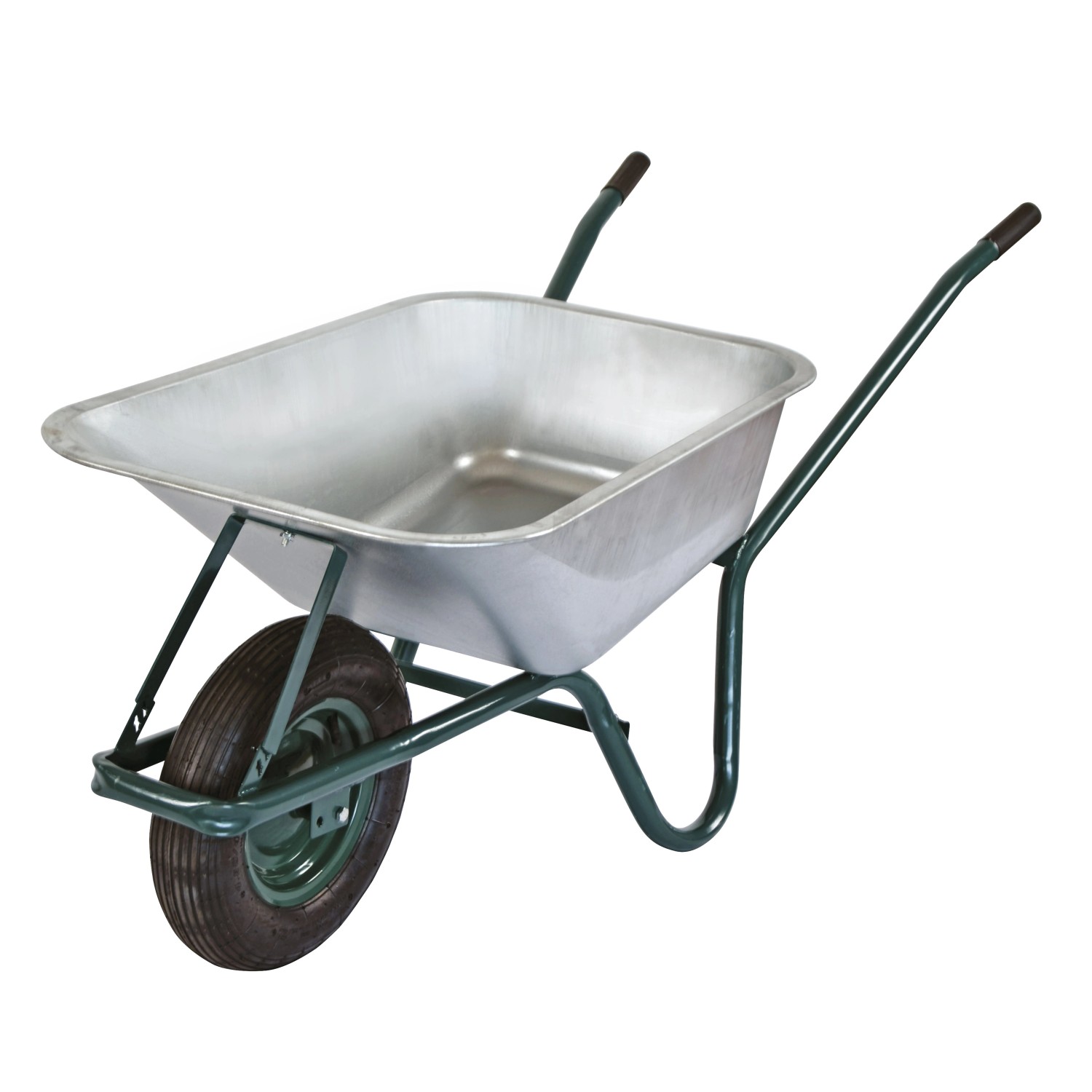 Carriola Rinforzata Da Giardino O Cantiere - Capacità 100 Litri, Carico Max 200 Kg - Foto 4