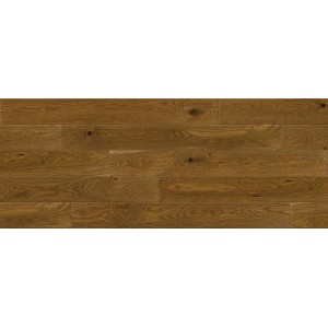 Parquet marrone posato con venature del legno.