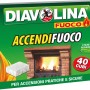 Diavolina accendifuoco, 40 cubi, per camino e barbecue. Combustibile e accendifuoco per un fuoco sicuro.