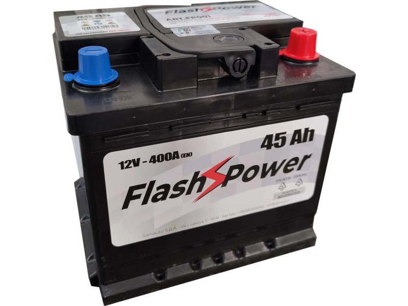 Batteria auto Flash Power 45 Ah 12 V dx