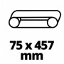 Immagine simbolo nastro abrasivo 75x457mm per levigatrice a nastro a batteria Einhell TP-BS 18/457 Li BL Solo