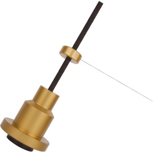 Dettaglio del portalampada Ledvance Pendulum 1906 E27 color oro.