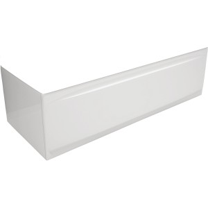 Pannello vasca bianco per OBI, vista frontale.