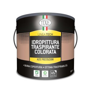 Barattolo di pittura TIXE per interni, traspirante, colorata. Ideale per interni.
