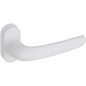 Set maniglia per porta bianca per interni.