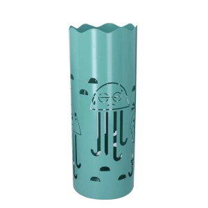 Portaombrelli in metallo meduse verde acqua Ø19xh49 cm