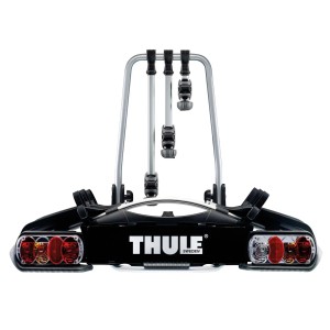 Portabiciclette Thule EuroWay G2 per gancio traino, vista posteriore.