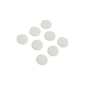 Feltrini autoadesivi in plastica, Ø 26 mm, 8 pezzi, per moquette.