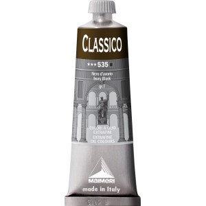 Maimeri Classico colore ad olio, tonalità Nero Avorio, tubo.