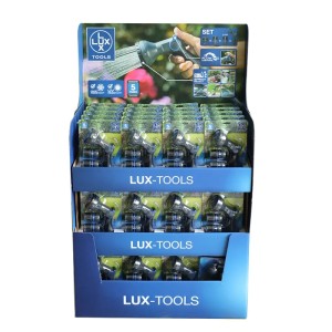 Pistola a spruzzo LUX per giardino con raccordi kit 60 pz