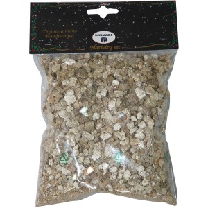 Accessorio presepe t.b.t. in sacchetto: Piccole pietre scintillanti per il presepe natalizio.