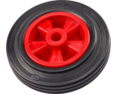 Mazzuola In Gomma Nera - Diametro 65 Mm - Manico In Legno - Per Lavori Edili E Fai Da Te - Foto 4