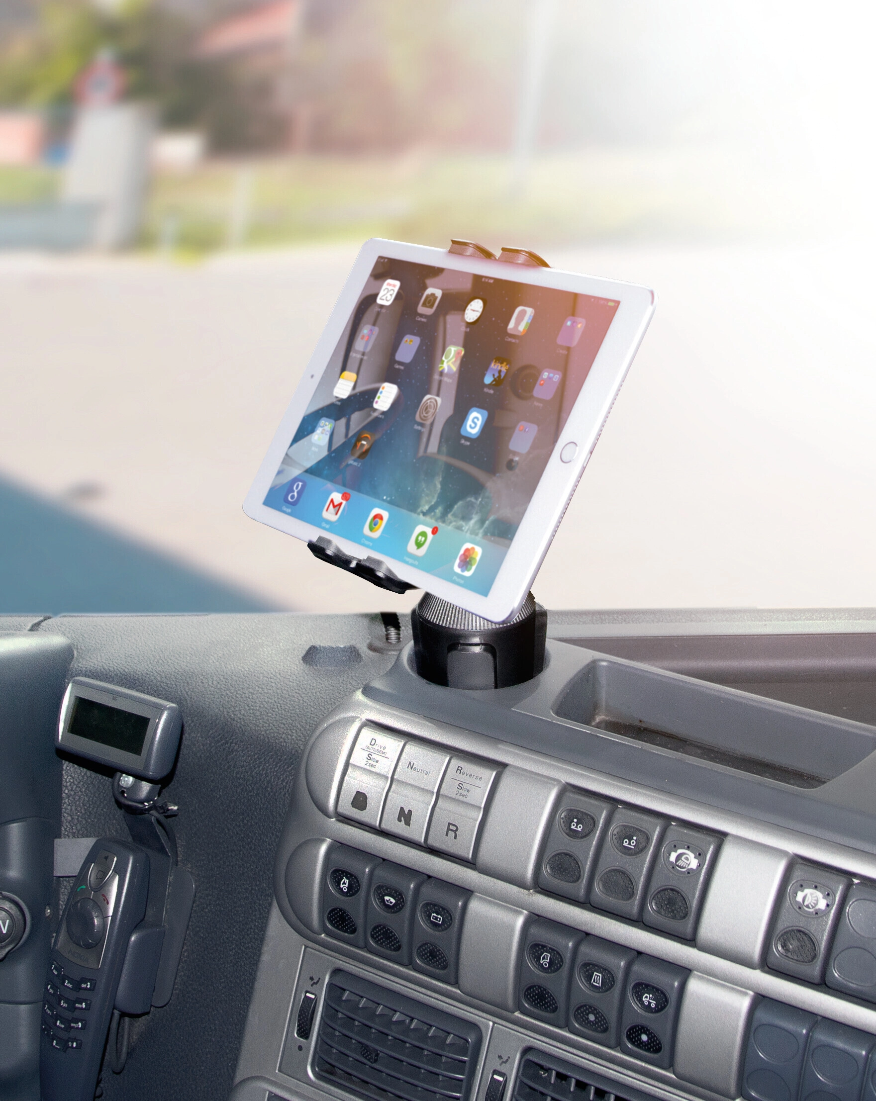 Porta cellulare e tablet Expansion Grip per portalattina auto nero