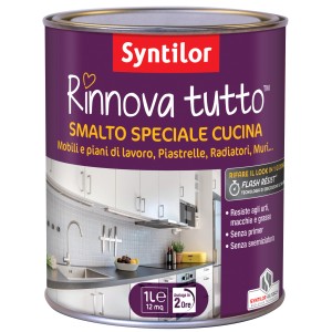 Barattolo viola scuro di smalto per cucina Syntilor Rinnova Tutto.