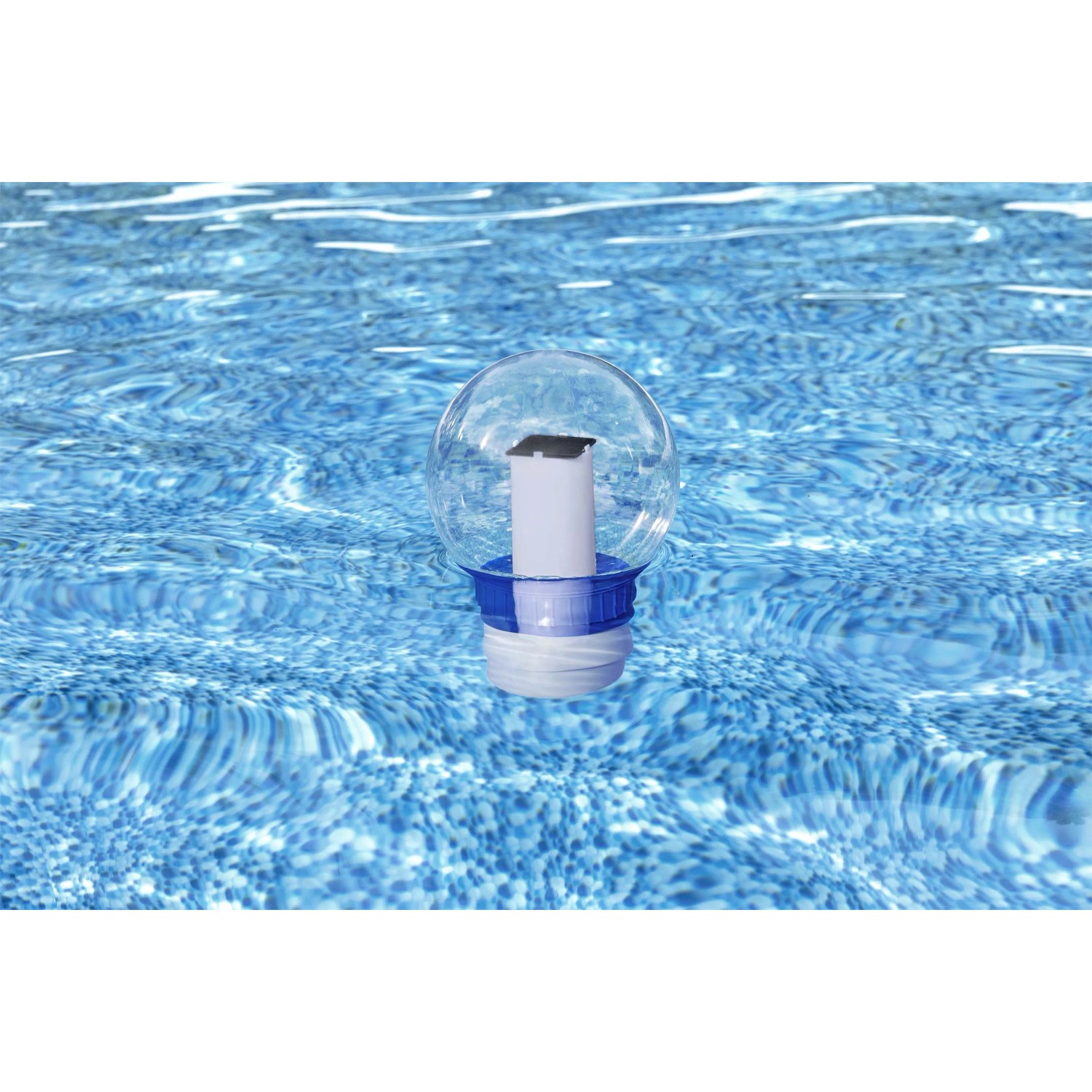 t.b.t. per la regolazione del pH nell'acqua della piscina, galleggiante in piscina.