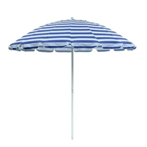 Ombrellone da giardino a palo centrale Ø 220 cm ecrù