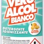 Flacone di detergente Vero Alcol Bianco, 750ml, per pulizia e disinfezione.