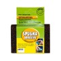 Spugna abrasiva, adatta per levigare superfici, grana media.