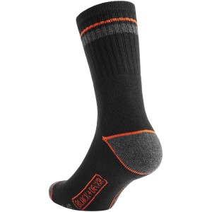 Calzino da lavoro Black & Decker Stripe, taglia 39-42, in dettaglio. Abbigliamento da lavoro resistente per un comfort ottimale.