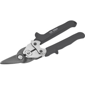Cesoie per lamiera LUX taglio a sinistra, 250 mm, con impugnatura comfort per tagli precisi.