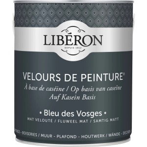 Idropittura lavabile Velours de Peinture Liberon Bleu des Vosges 2,5 L