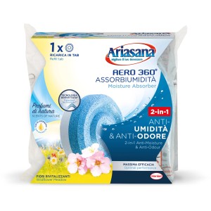 Ricarica Airsana Aero 360° Prato Fiorito, assorbitore di umidità per un clima interno piacevole.